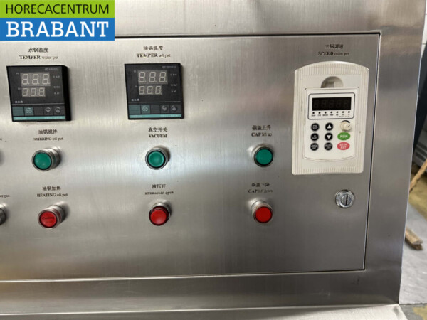 RVS Tandpastamachine Pastamachine Laboratorium 200 liter 400V - Afbeelding 5
