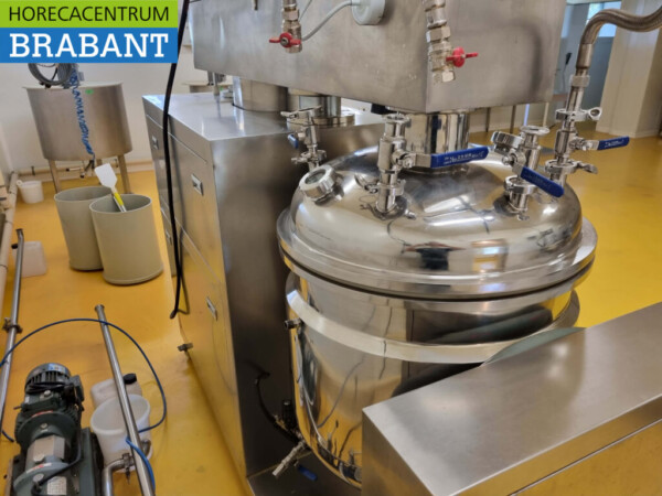 RVS Tandpastamachine Pastamachine Laboratorium 200 liter 400V - Afbeelding 7