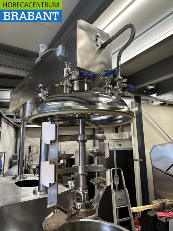 RVS Tandpastamachine Pastamachine Laboratorium 200 liter 400V - Afbeelding 4