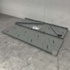 RVS Dubbel wandschap schap 120 x 40 cm Horeca - Afbeelding 2