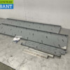 RVS Dubbel wandschap schap 180 x 40 cm Horeca - Afbeelding 2