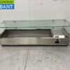 RVS HCB Opzetvitrine Opzet koelvitrine saladière 6 x 1/3 140 cm Horeca