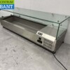 RVS HCB Opzetvitrine Opzet koelvitrine saladière 6 x 1/3 140 cm Horeca - Afbeelding 2