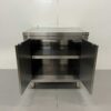 RVS Werkkast Kast Premium-line 2 klapdeuren 80 cm Horeca - Afbeelding 4