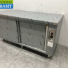 RVS Warmhoudkast Bordenwarmhoudkast 2 schuifdeuren Premium-line 160 cm Horeca - Afbeelding 2