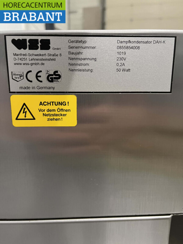 RVS WSS Oven Heteluchtoven Afzuigkap Onderstel 230V Horeca - Afbeelding 7