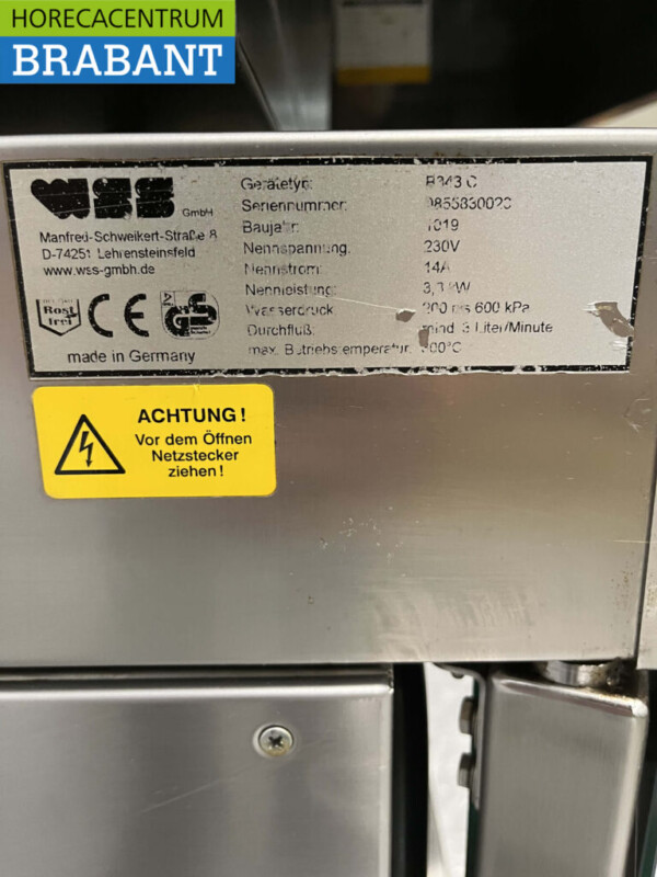 RVS WSS Oven Heteluchtoven Afzuigkap Onderstel 230V Horeca - Afbeelding 6
