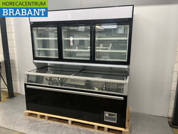 Combisteel Vrieskist met koelkast combinatie Koelkast Flessenkoeling 559 liter 900 liter Horeca