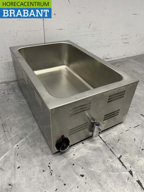 RVS Combisteel Bain marie 1/1 GN 230V Horeca - Afbeelding 3