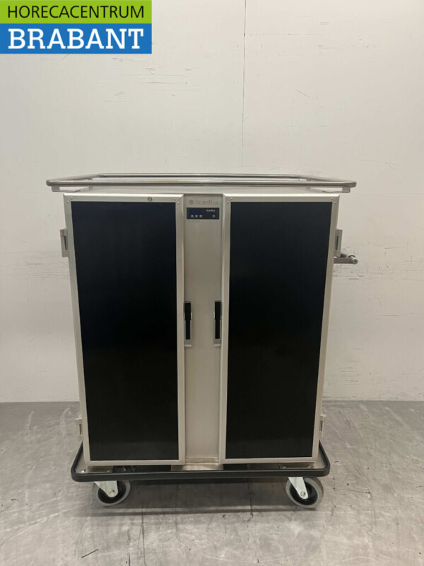 RVS ScanBox Ergo Line Duo A12+AC12 gekoelde wagen 12+12 x 1/1GN 230V Horeca