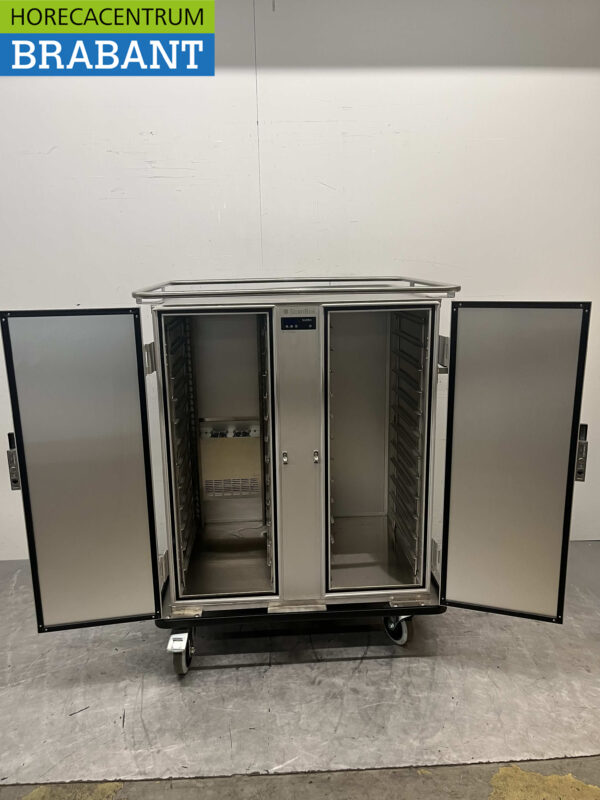 RVS ScanBox Ergo Line Duo A12+AC12 gekoelde wagen 12+12 x 1/1GN 230V Horeca - Afbeelding 5