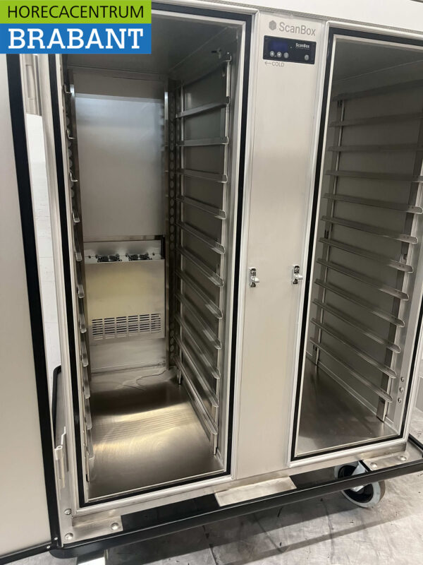 RVS ScanBox Ergo Line Duo A12+AC12 gekoelde wagen 12+12 x 1/1GN 230V Horeca - Afbeelding 6