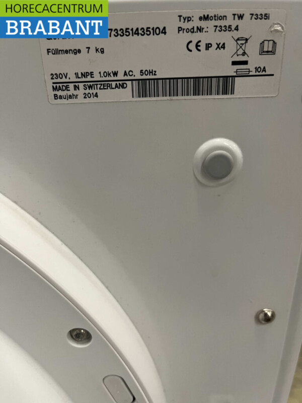 Schulthess Wasdroger Droger 7 kg 230V Horeca - Afbeelding 6