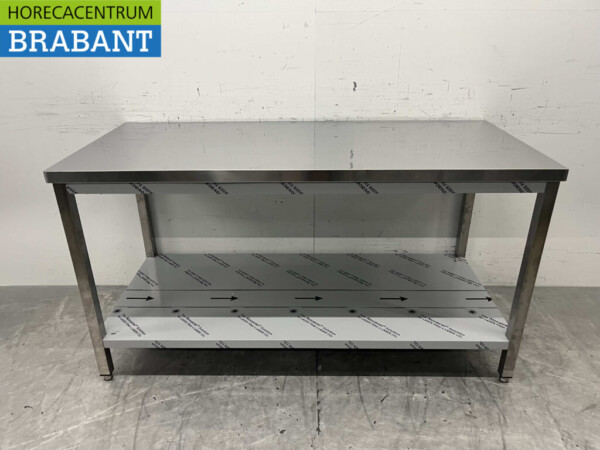 RVS Werktafel Tafel 160 x 70 x 86 cm Horeca