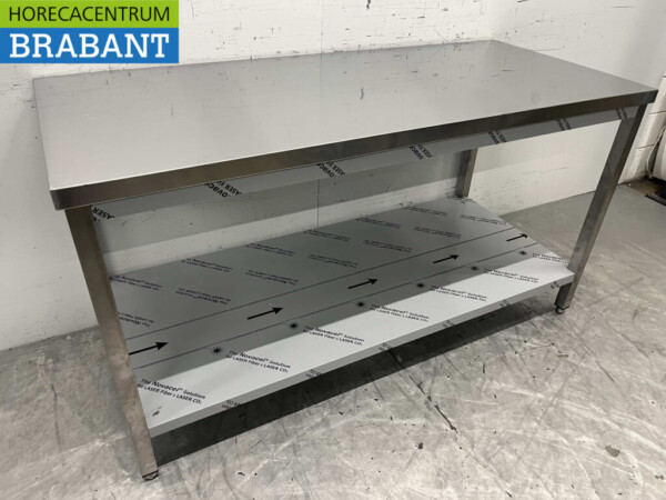 RVS Werktafel Tafel 160 x 70 x 86 cm Horeca - Afbeelding 3