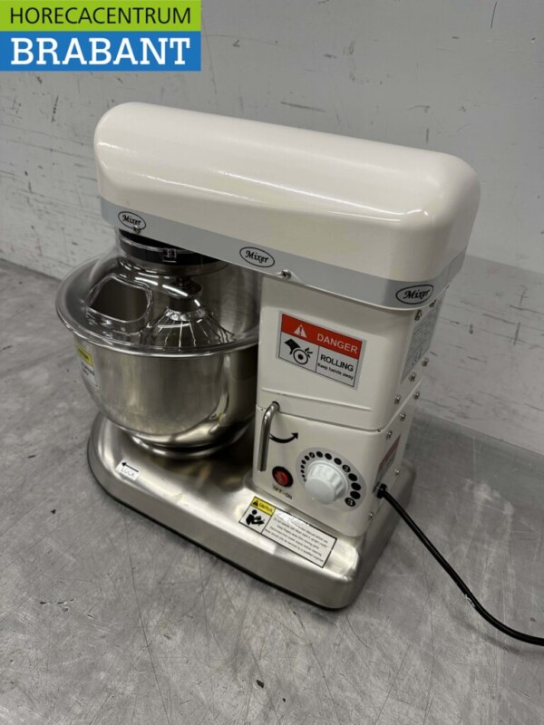 Keukenmachine Planeetmenger HCB Menger RVS kuip 5 liter 230V Horeca - Afbeelding 2