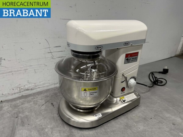 Keukenmachine Planeetmenger HCB Menger RVS kuip 5 liter 230V Horeca - Afbeelding 3