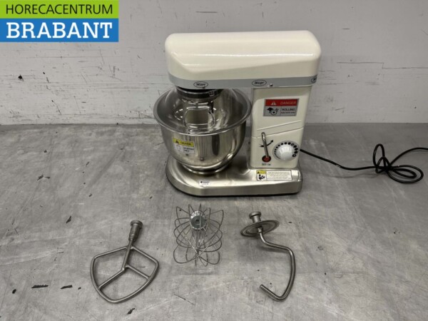 Keukenmachine Planeetmenger HCB Menger RVS kuip 5 liter 230V Horeca - Afbeelding 5