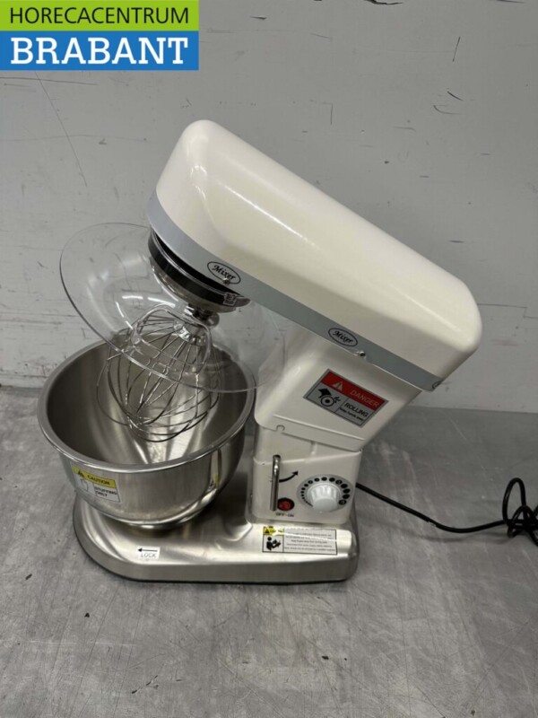 Keukenmachine Planeetmenger HCB Menger RVS kuip 5 liter 230V Horeca - Afbeelding 6