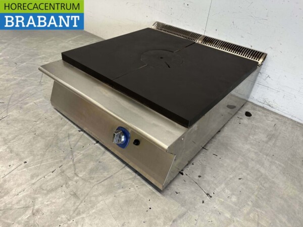 RVS Electrolux doorkookplaat kookplaat fornuis 80 cm GAS Horeca - Afbeelding 2