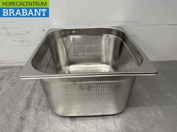 RVS Geperforeerde gastronorm bak GN bak 2/3 Diepte 200 mm Horeca
