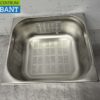 RVS Geperforeerde gastronorm bak GN bak 2/3 Diepte 150 mm Horeca - Afbeelding 2