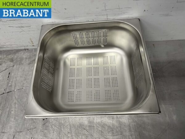 RVS Geperforeerde gastronorm bak GN bak 2/3 Diepte 150 mm Horeca - Afbeelding 2