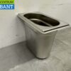 RVS HCB Gastronorm bak GN bak 1/9 Diepte 150 mm Horeca
