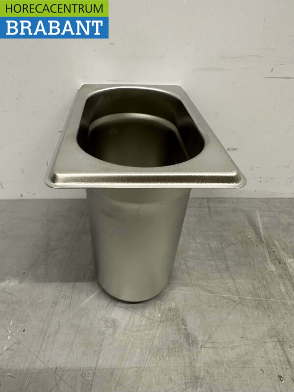 RVS HCB Gastronorm bak GN bak 1/9 Diepte 150 mm Horeca - Afbeelding 3