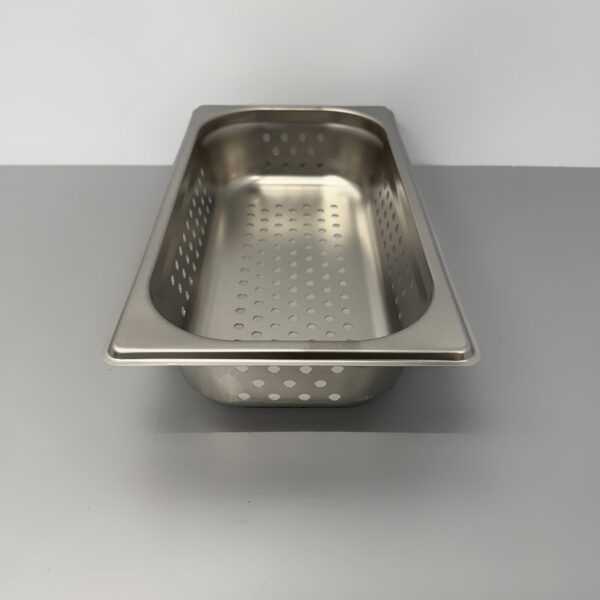 HCB RVS Geperforeerde gastronorm bak GN bak 1/3 Diepte 65 mm Horeca