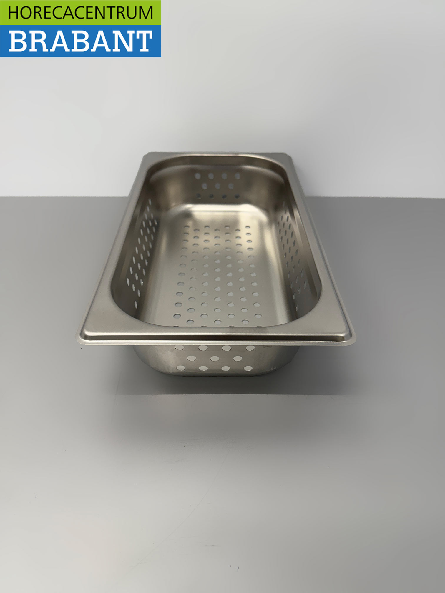 HCB RVS Geperforeerde gastronorm bak GN bak 1/3 Diepte 65 mm Horeca