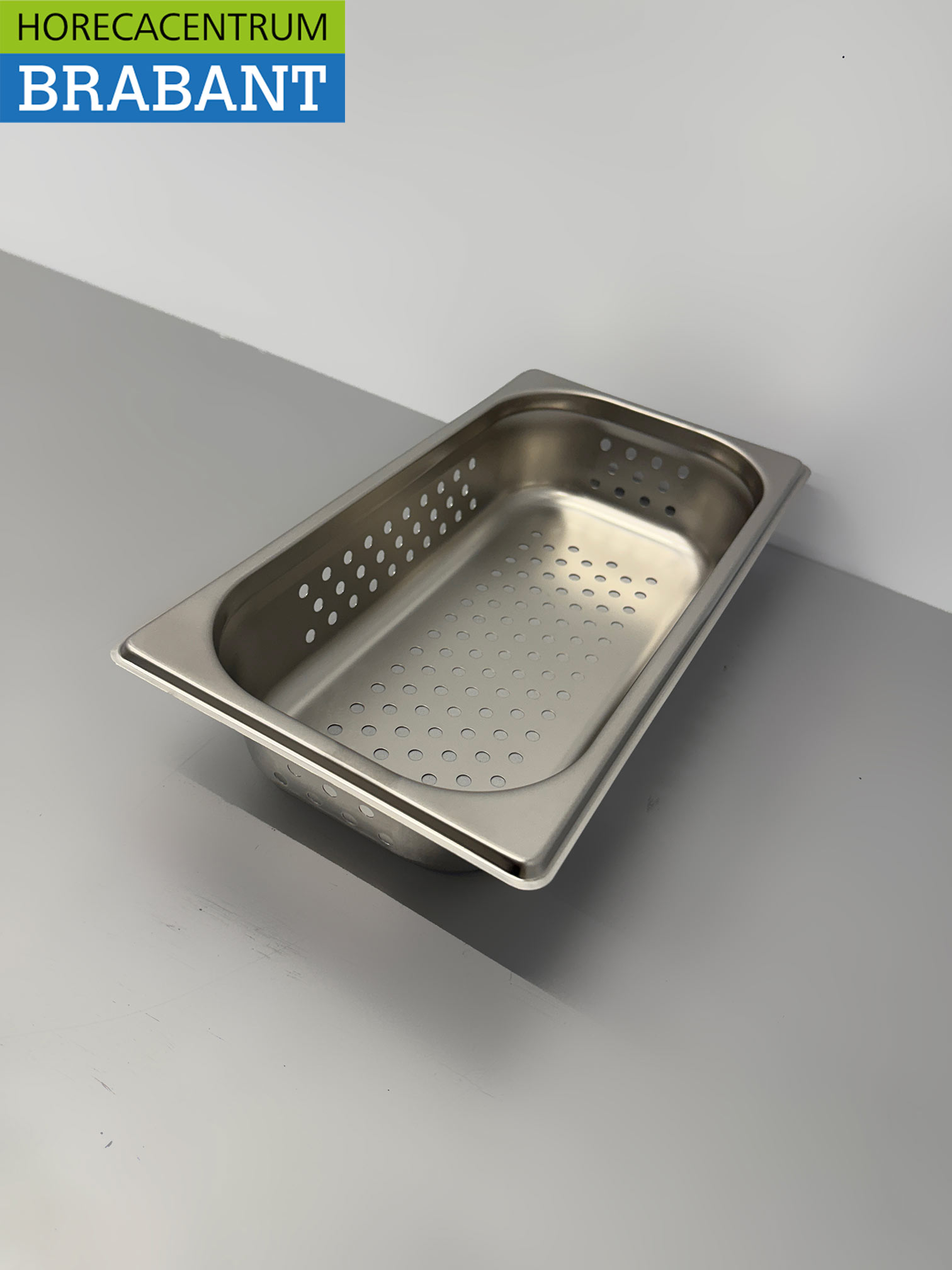 HCB RVS Geperforeerde gastronorm bak GN bak 1/3 Diepte 65 mm Horeca - Afbeelding 2