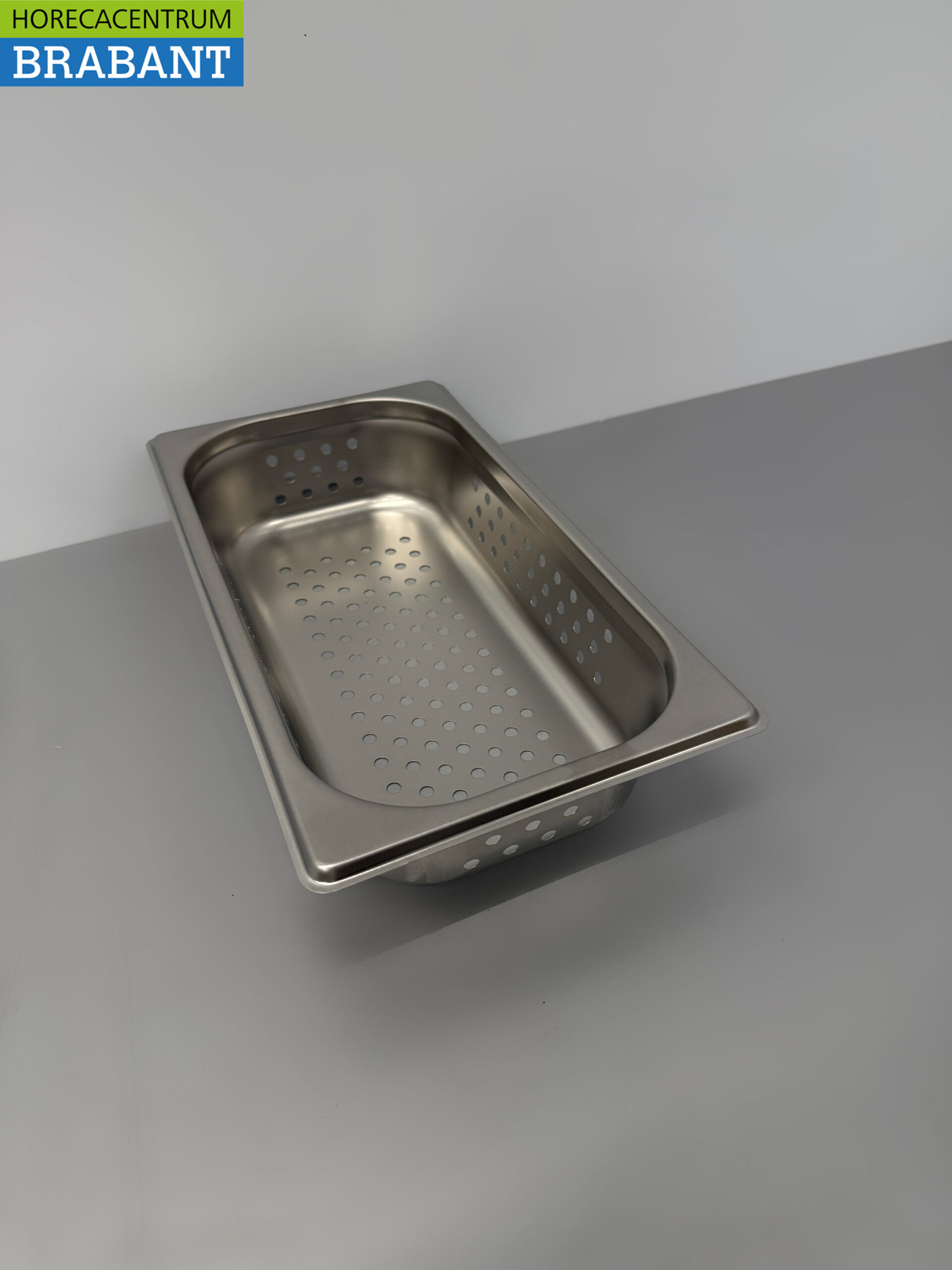 HCB RVS Geperforeerde gastronorm bak GN bak 1/3 Diepte 65 mm Horeca - Afbeelding 3