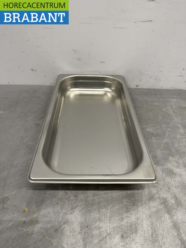 RVS Gastronorm bak GN bak 1/3 Diepte 40 mm Horeca