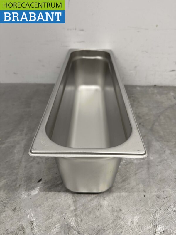 RVS Gastronorm bak GN bak 2/4 Diepte 150 mm Horeca