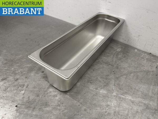 RVS Gastronorm bak GN bak 2/4 Diepte 150 mm Horeca - Afbeelding 2