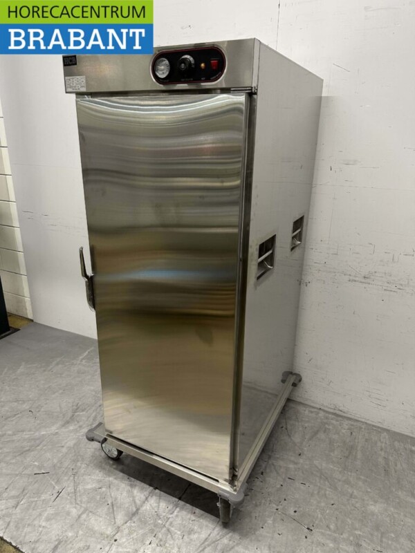 RVS HCB Banketwagen Warmhoudkast Warmtekast 1 deur 11 x 2/1 GN 230V Horeca - Afbeelding 2