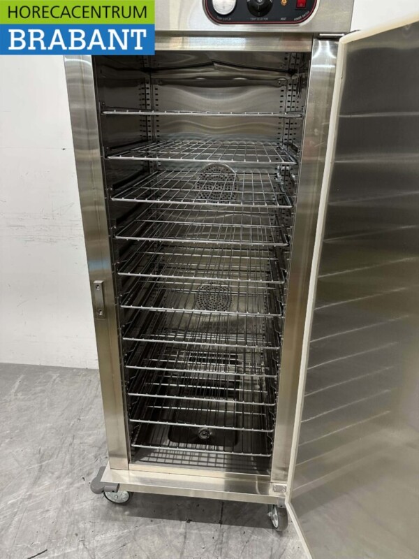 RVS HCB Banketwagen Warmhoudkast Warmtekast 1 deur 11 x 2/1 GN 230V Horeca - Afbeelding 4