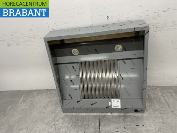 RVS Afzuigkap Dampkap met lamellen filters Premium-line 100 cm schuin model Horeca - Afbeelding 2