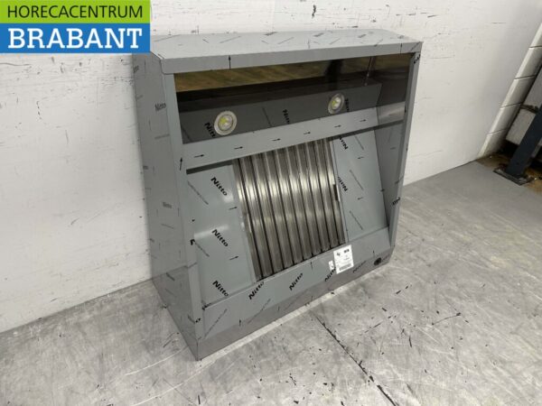RVS Afzuigkap Dampkap met lamellen filters Premium-line 100 cm schuin model Horeca - Afbeelding 3