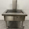 RVS Rosval bakplaat grillplaat 100 cm GAS Horeca