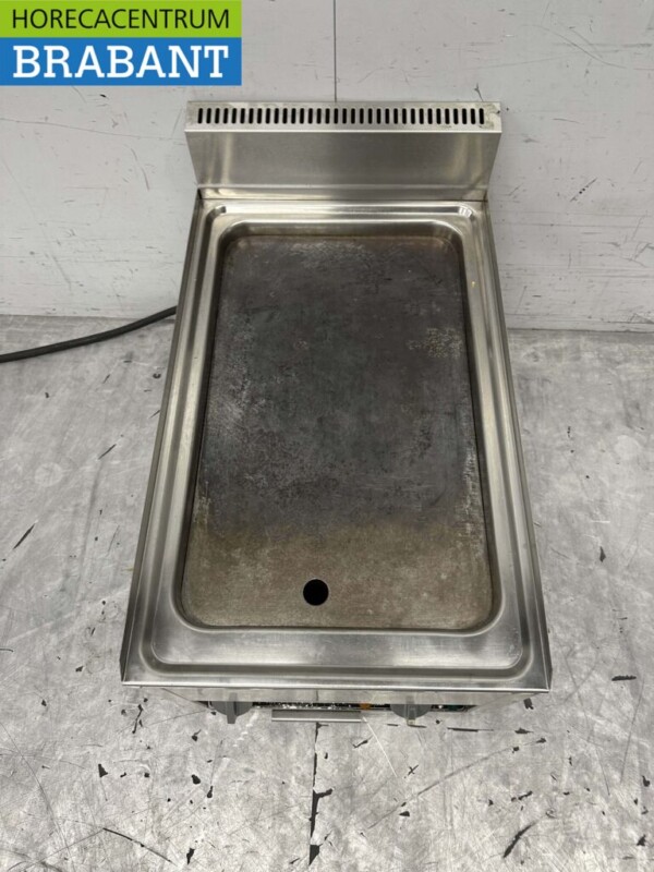 RVS Profinox Grillplaat Bakplaat Gladde bakplaat 37 cm 400V Horeca - Afbeelding 4