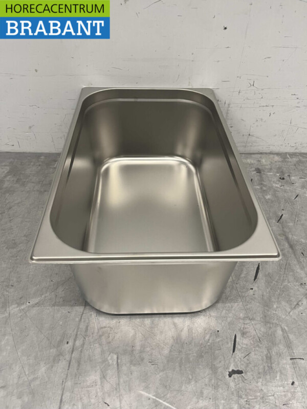 RVS Gastronorm bak GN bak 1/1 Diepte 200 mm Horeca