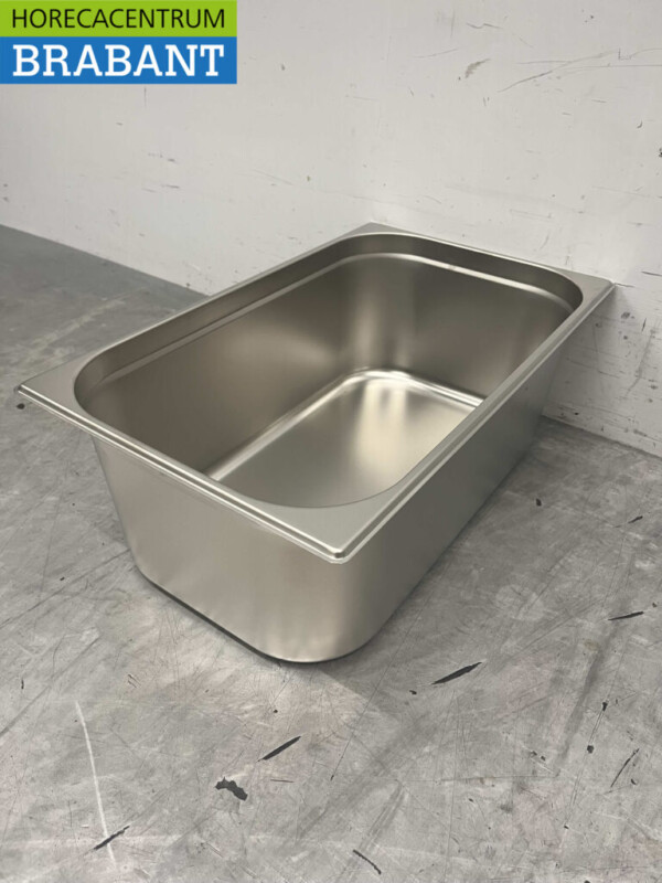 RVS Gastronorm bak GN bak 1/1 Diepte 200 mm Horeca - Afbeelding 2