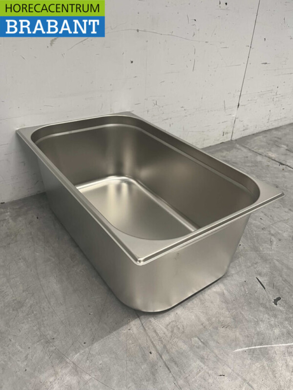 RVS Gastronorm bak GN bak 1/1 Diepte 200 mm Horeca - Afbeelding 3