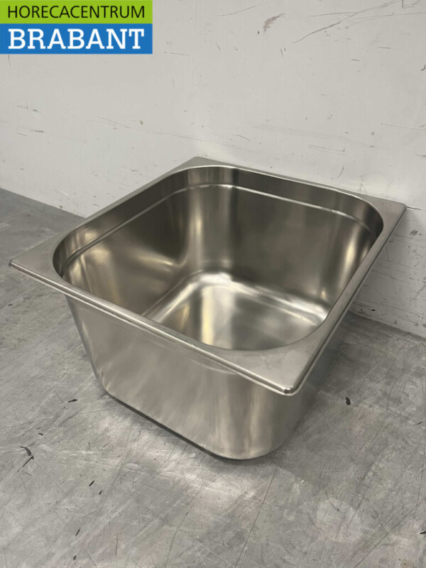 RVS Gastronorm bak GN bak 2/3 Diepte 200 mm Horeca - Afbeelding 2