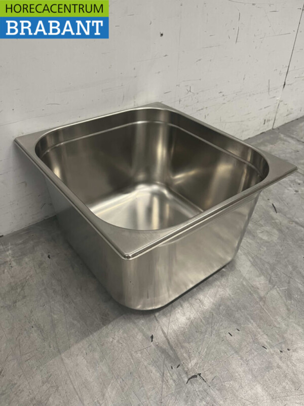 RVS Gastronorm bak GN bak 2/3 Diepte 200 mm Horeca - Afbeelding 3