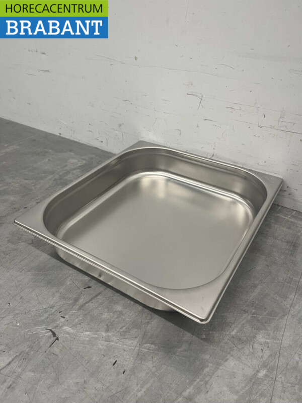 RVS Gastronorm bak GN bak 2/3 Diepte 65 mm Horeca - Afbeelding 2