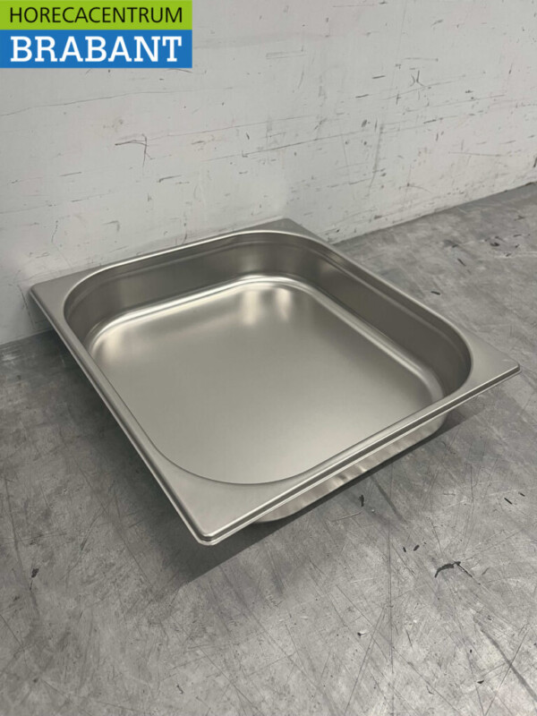 RVS Gastronorm bak GN bak 2/3 Diepte 65 mm Horeca - Afbeelding 3