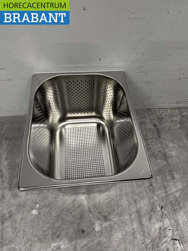 RVS Geperforeerde gastronorm bak GN bak 1/2 Diepte 200 mm Horeca - Afbeelding 2
